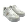 Imagem de Tênis Pink Cats Flat Form com Cadarço Branco 4641