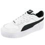 Imagem de Tênis Puma Carina Street Feminino - Branco e Preto