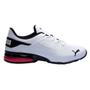 Imagem de Tênis Puma Viz Runner BDP Corrida Branco e Vermelho - Masculino