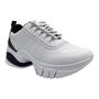 Imagem de Tênis Ramarim Feminino Branco Preto Sneaker Sola Alta 80102 Original