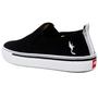 Imagem de Tênis Sapatênis Feminino Slip On Facil de Calçar Elastico sapatilha Confortavel Polo Blu  Ref 502