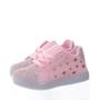 Imagem de Tenis sapato rosa menina com luzes de LED colorida pisca com pulseira