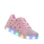 Imagem de Tenis sapato rosa menina com luzes de LED colorida pisca com pulseira