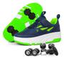 Imagem de Tenis Skate Infantil Rodinha Confortavel Macio Crianças Novo