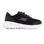 Imagem de Tenis skechers feminino go walk joy magnectic (39) - preto/rosa