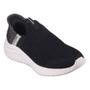 Imagem de Tênis Skechers Ultra Flex 3.0 Infantil - Smooth Step - Preto e cinza