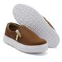 Imagem de Tênis Slip On Basico Liso Yoyo Store Zíper Lateral com Sola Reta Confortavel