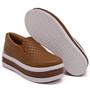 Imagem de Tenis Slip On Casual Autem Originals Basico com Costura Matelasse Sola Alta Reta