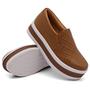 Imagem de Tenis Slip On Casual Autem Originals Basico com Costura Matelasse Sola Alta Reta