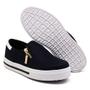Imagem de Tênis Slip On Casual Dk Shoes com Zíper Lateral e Sola Borracha com Listra