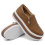 Imagem de Tênis Slip On Casual Dk Shoes com Ziper Lateral e Sola Borracha com Listras