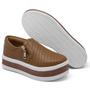 Imagem de Tênis Slip On Casual Dk Shoes com Ziper Lateral e Sola Borracha com Listras