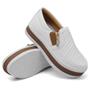 Imagem de Tênis Slip On Casual Dk Shoes com Ziper Lateral e Sola Borracha com Listras