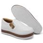 Imagem de Tênis Slip On Casual Dk Shoes com Ziper Lateral e Sola Borracha com Listras