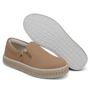 Imagem de Tênis Slip On Casual Liso Dk Shoes com Zíper Sola Borracha e Detalhe em Sisal