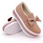 Imagem de Tenis Slip On Casual Yoyo Store com Laço e Sola Alta Reta Detalhe Listras