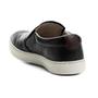 Imagem de Tênis Slip On Couro Kildare Masculino - Preto e Branco