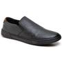 Imagem de Tênis Slip On Couro Sapatênis Confortável Masculino