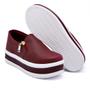 Imagem de Tênis Slip On Dk Shoes com Ziper Detalhe em Listra e Sola Borracha Robusta