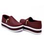 Imagem de Tênis Slip On Dk Shoes com Ziper Detalhe em Listra e Sola Borracha Robusta