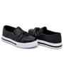 Imagem de Tênis Slip On Dk Shoes Detalhe em Tecido e Sola Borracha Robusta com Listra
