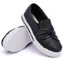 Imagem de Tênis Slip On Dk Shoes Detalhe em Tecido e Sola Borracha Robusta com Listra