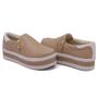 Imagem de Tênis Slip On Dk Shoes Zíper Sola Borracha Robusta com Detalhe em Listra