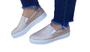 Imagem de Tênis Slip On Feminino Iate Nude Glitter Flatform