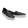 Imagem de Tenis Slip On Feminino Ultra Conforto Preto Casual Elástico