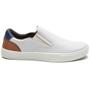 Imagem de Tênis Slip On Liso Basico Amanda Block com Elastico e Sola Borracha Costurada