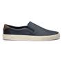 Imagem de Tênis Slip On Masculino Casual Hiat Azul Branco Gel Passo