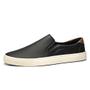 Imagem de Tênis Slip On Masculino Casual Hiat Preto e Branco Gel Passo