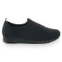 Imagem de Tênis Slip On Preto Elastano Detalhe Costura