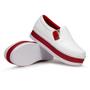 Imagem de Tênis Slip On Sapatenis Feminino Zìper Sola Plataforma Flat Leve Moda Casual Mulher Fashion Dia Dia