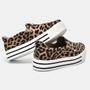 Imagem de Tênis Slip On Via Marte Animal Print Bege 010-009-04