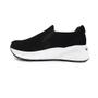 Imagem de Tênis Slip On Via Marte Casual Nobuck Feminino - Preto