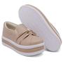 Imagem de Tênis Slip On Yoyo Store Elástico Lateral com Detalhe em Laço e Sola Alta