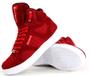 Imagem de Tenis Sneakers Cano Alto Top Fitness Casual Academia Vermelho