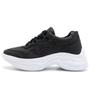 Imagem de Tenis Sola Alta Feminino Sneaker Chunk Caminhada Confortavel Flatform