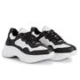 Imagem de Tenis Sola Alta Feminino Sneaker Chunk Caminhada Confortavel Flatform