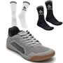 Imagem de Tenis Sola Reta Borracha Cross Everlast Range 2 Pares Meias