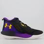 Imagem de Tênis Under Armour Bankshot Roxo e Amarelo