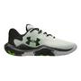 Imagem de Tênis Under Armour Buzzer Basquete Branco e Preto - Masculino