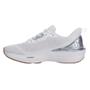 Imagem de Tênis Under Armour Charged Skyline 4 Corrida Branco e Prata - Masculino