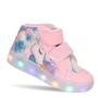 Imagem de Tenis Unicórnio Com Luz Led Infantil Feminino Kids Meninas com Mochila e Pulseira