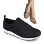 Imagem de Tênis Usaflex Feminino Slip On Elastano V9103+2P de Meias Color Sports Sapatilha 9055