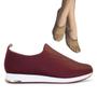 Imagem de Tênis Usaflex Feminino Slip On Elastano V9103+2P de Meias Color Sports Sapatilha 9055