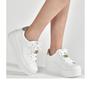 Imagem de Tênis Via Marte Casual Com Pingente Flatform 049-002 Branco