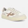 Imagem de Tenis Via Marte Feminino Branco Plataforma Casual Glitter