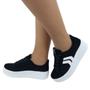 Imagem de Tênis via marte feminino flatform casual preto